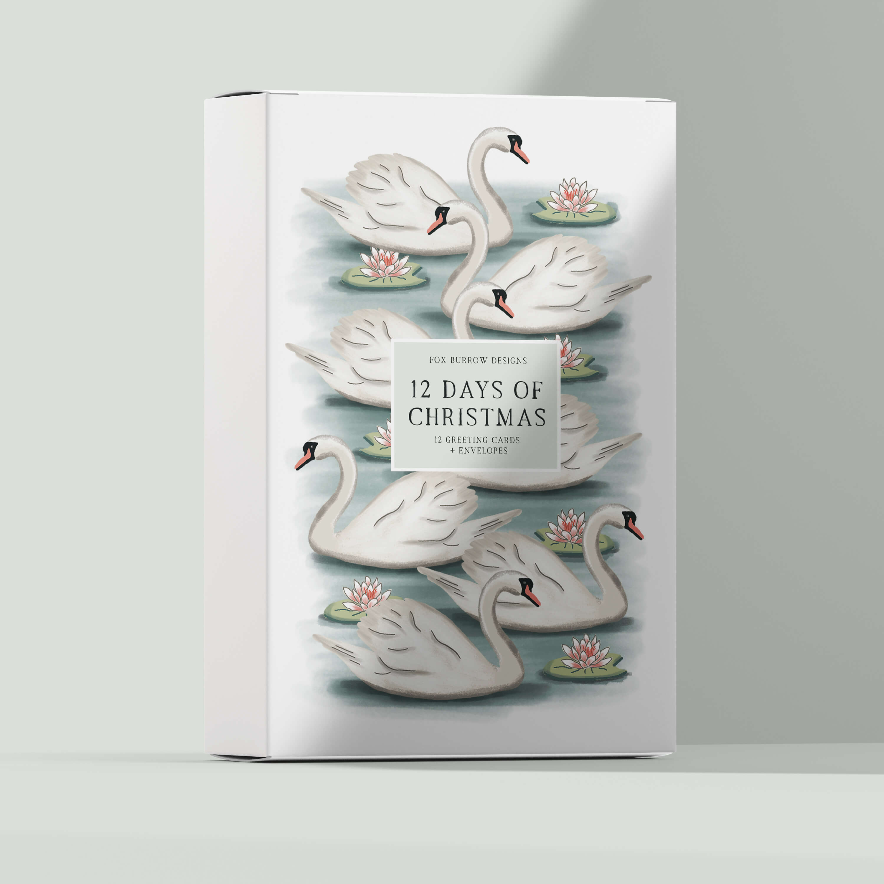 12 Days of Christmas Greeting Card Box Set – Fox Burrow Designs