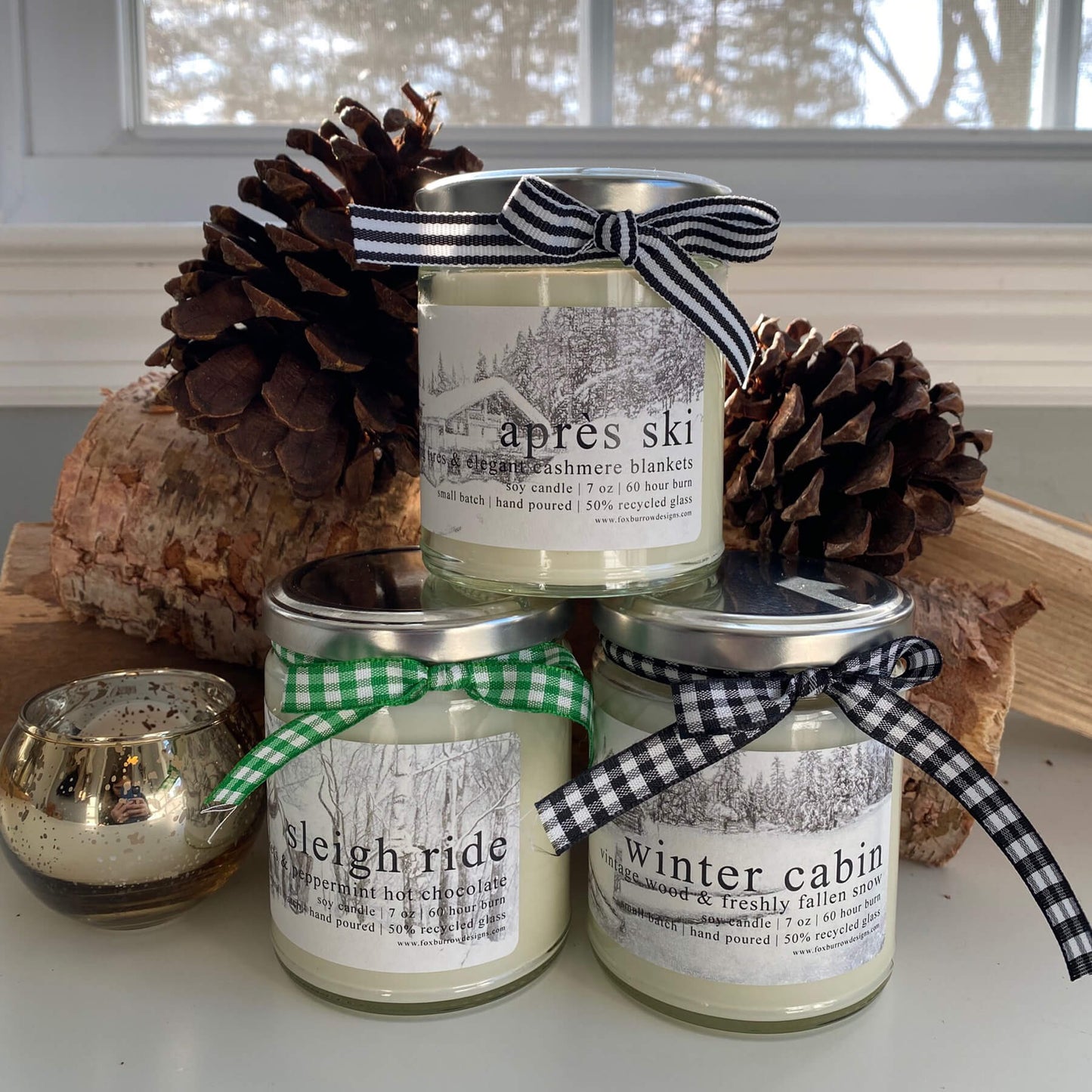 Winter Cabin Candle