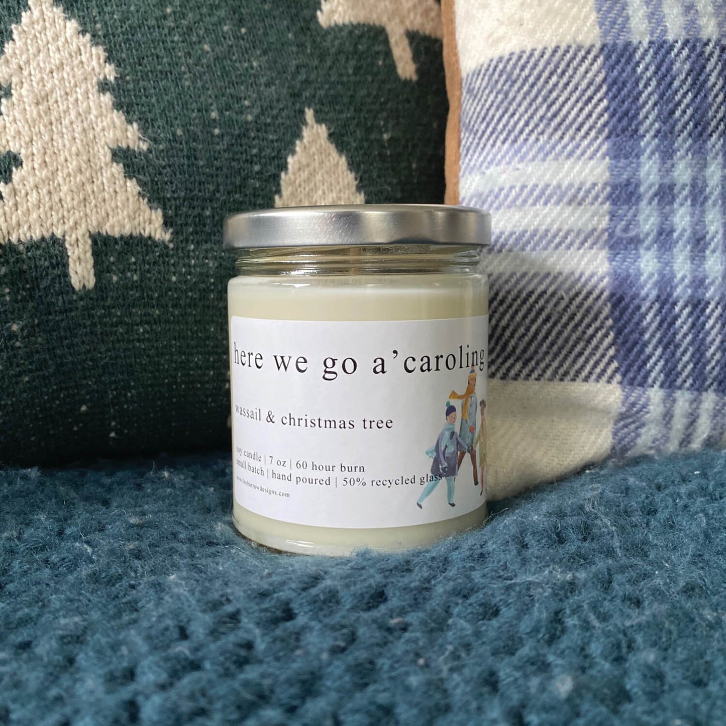 Here We Go A'Caroling Candle