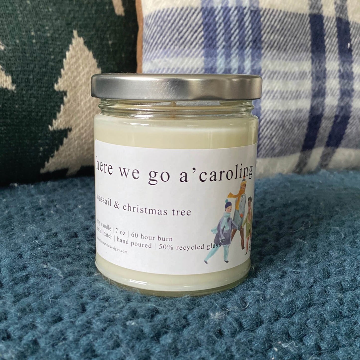 Here We Go A'Caroling Candle