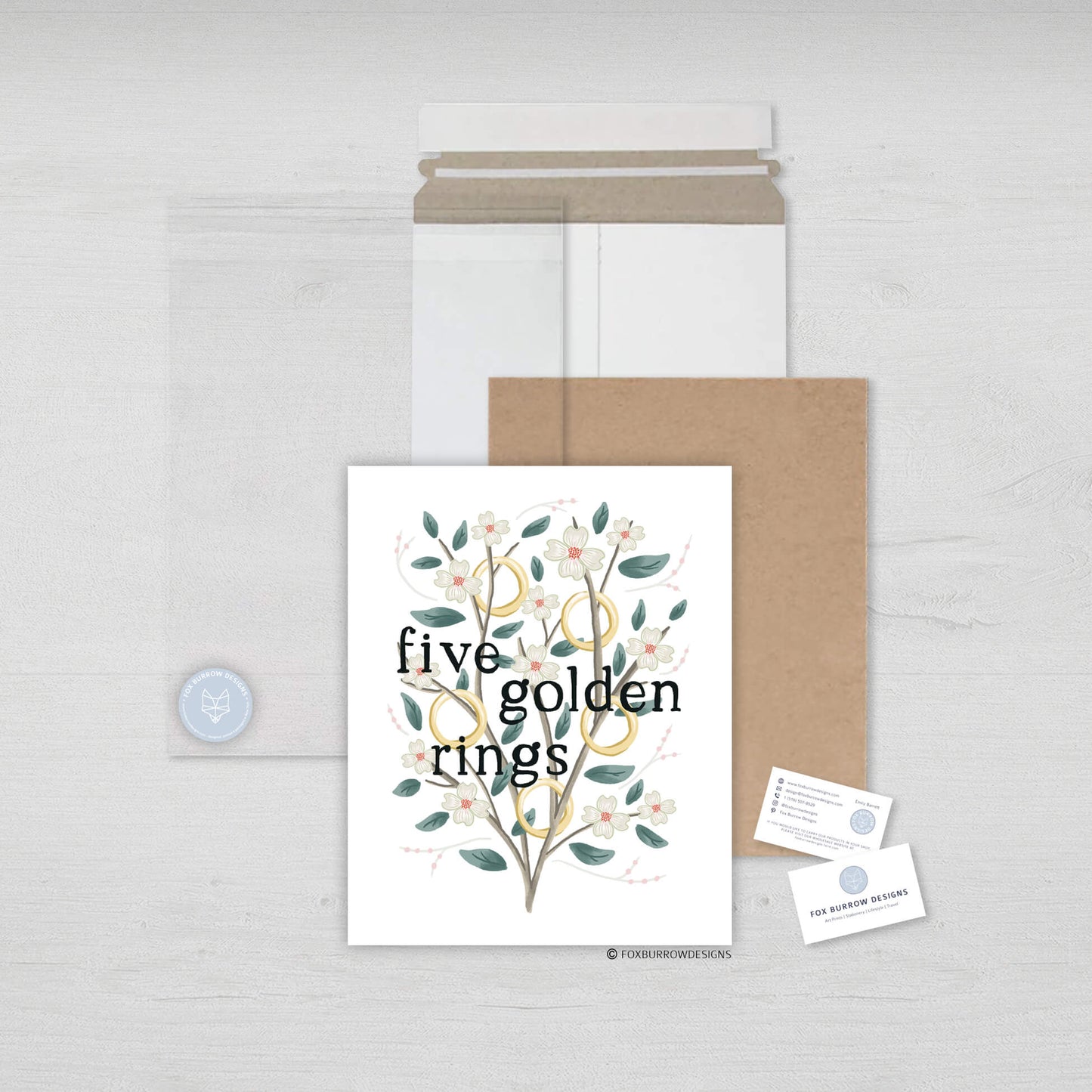 12 Days of Christmas - Five Golden Rings