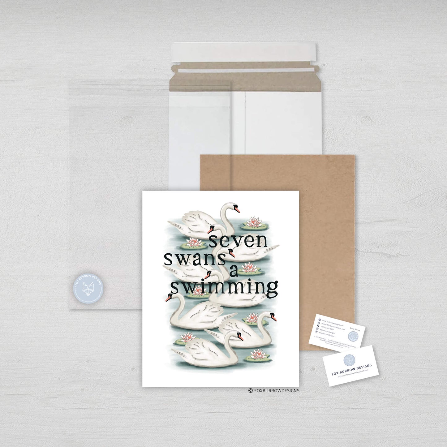 12 Days of Christmas - Seven Swans A'Swimming