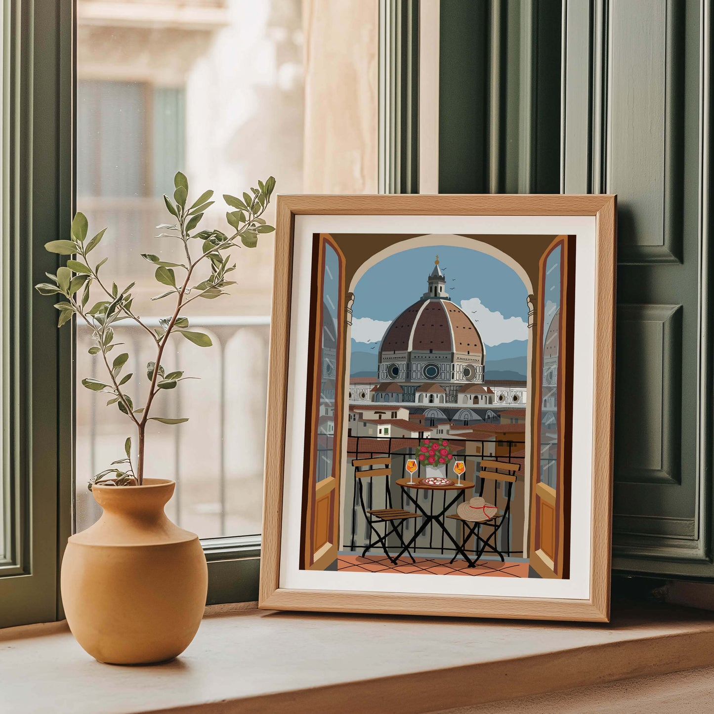 Florence Through The Window