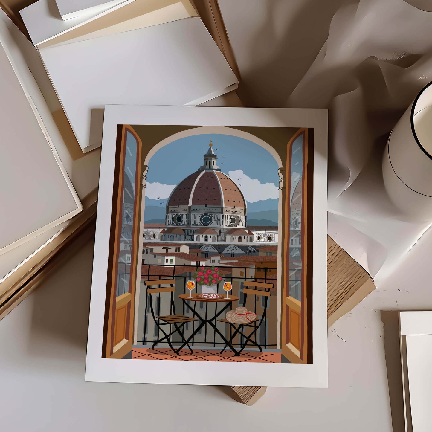 Florence Through The Window