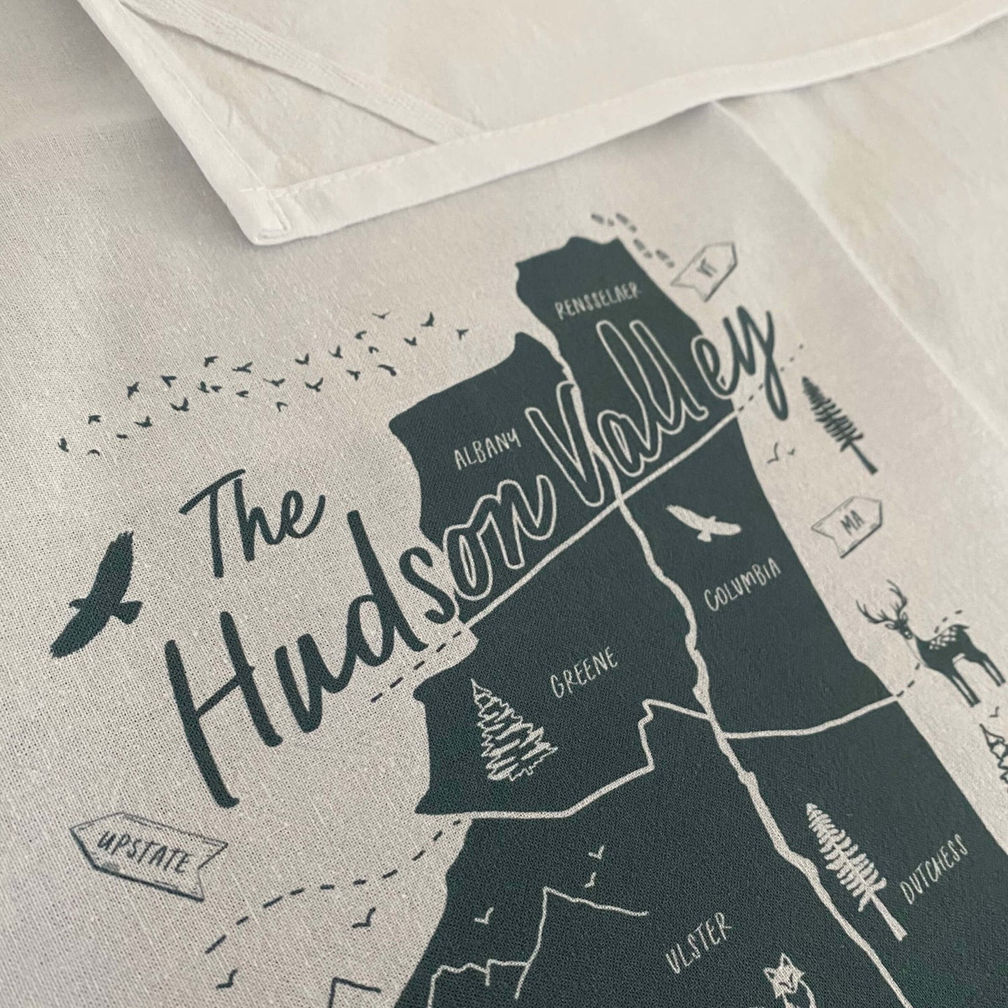Hudson Valley Counties Tea Towel