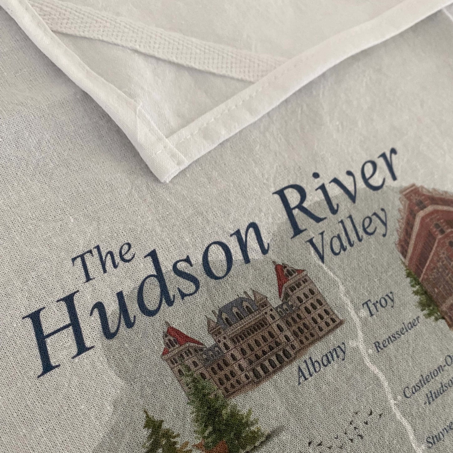 Hudson Valley Map Tea Towel