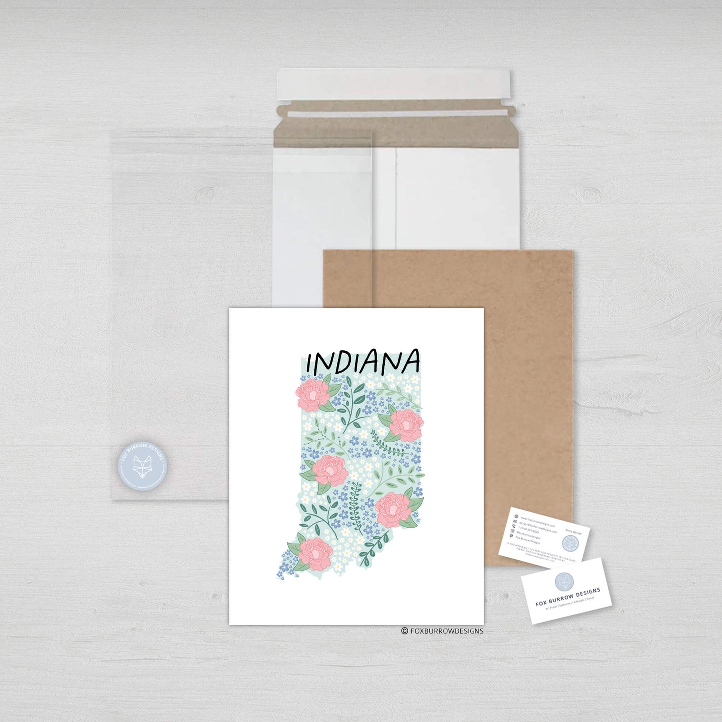 Indiana Art Print