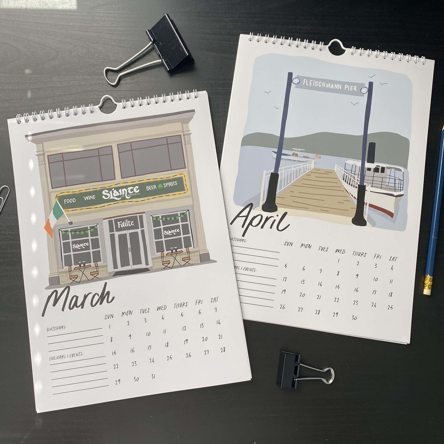 2026 Peekskill Calendar - 12 Month