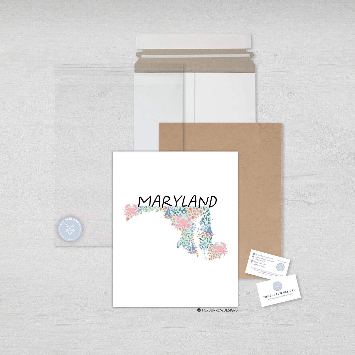 Maryland Art Print
