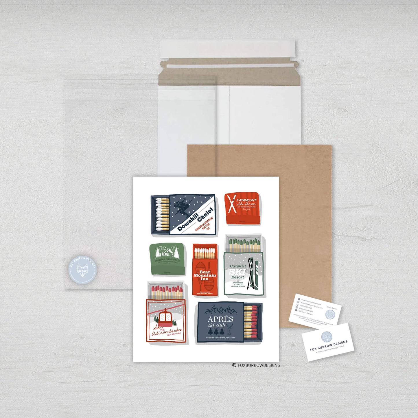 Hudson Valley Holiday Matchbooks