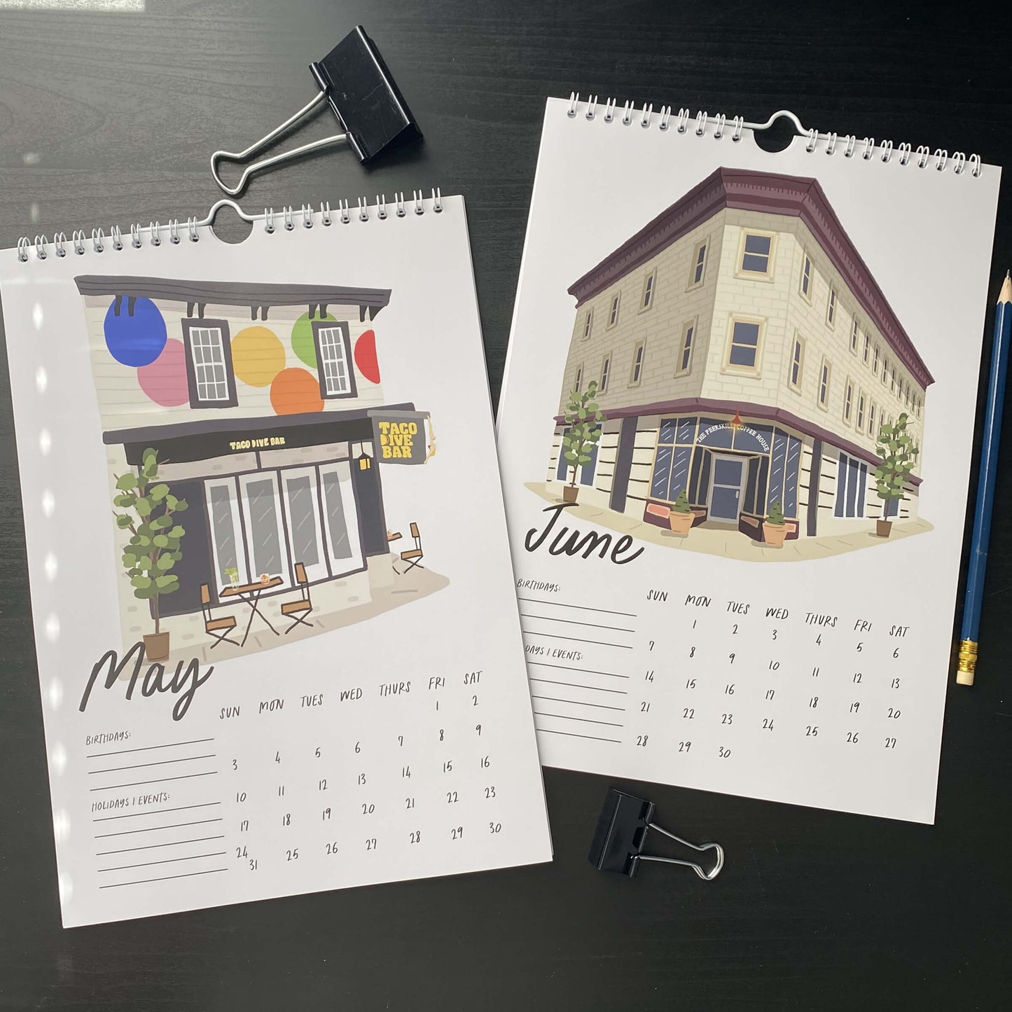 2026 Peekskill Calendar - 12 Month
