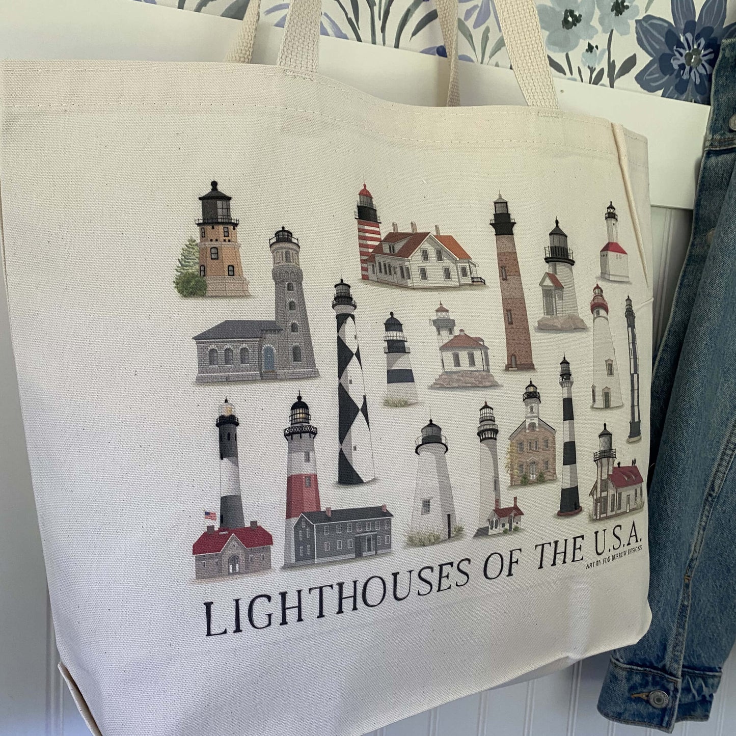 Lighthouses of the USA Tote Bag