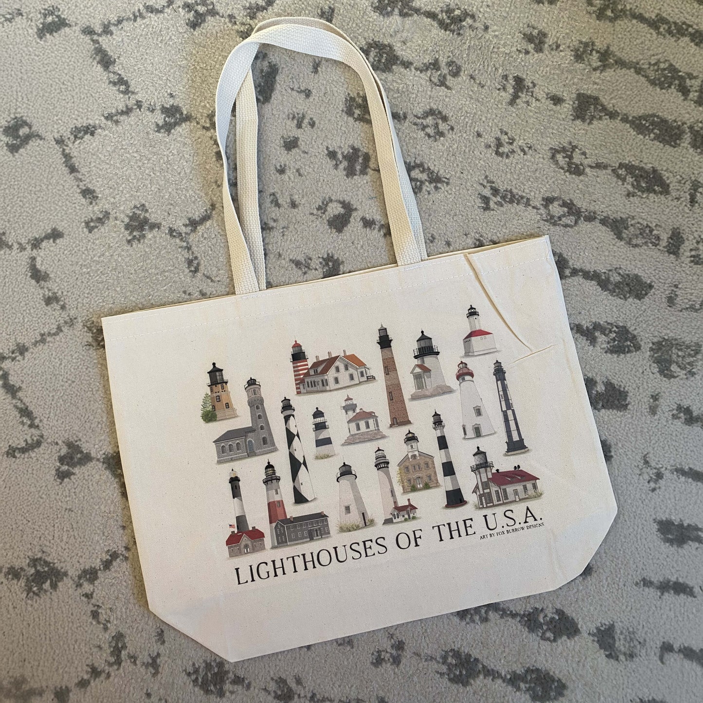 Lighthouses of the USA Tote Bag