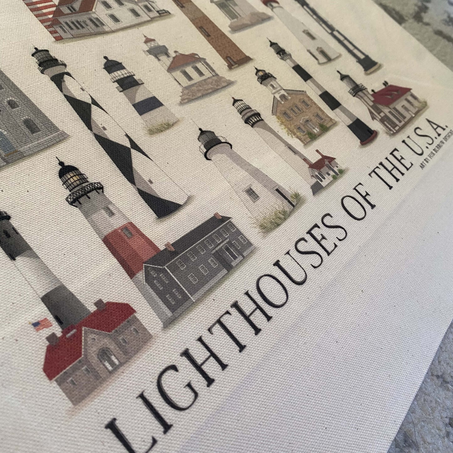 Lighthouses of the USA Tote Bag