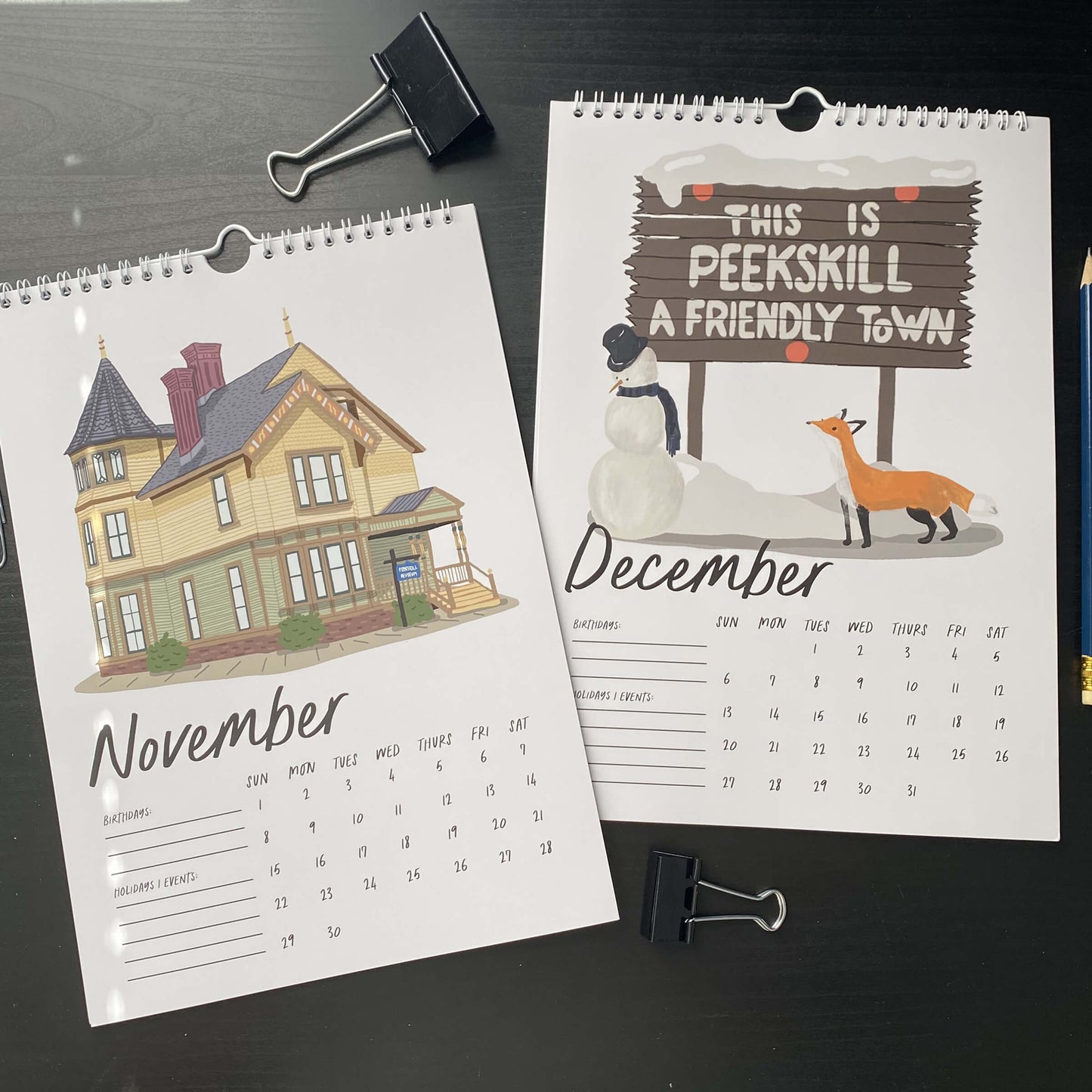 2026 Peekskill Calendar - 12 Month