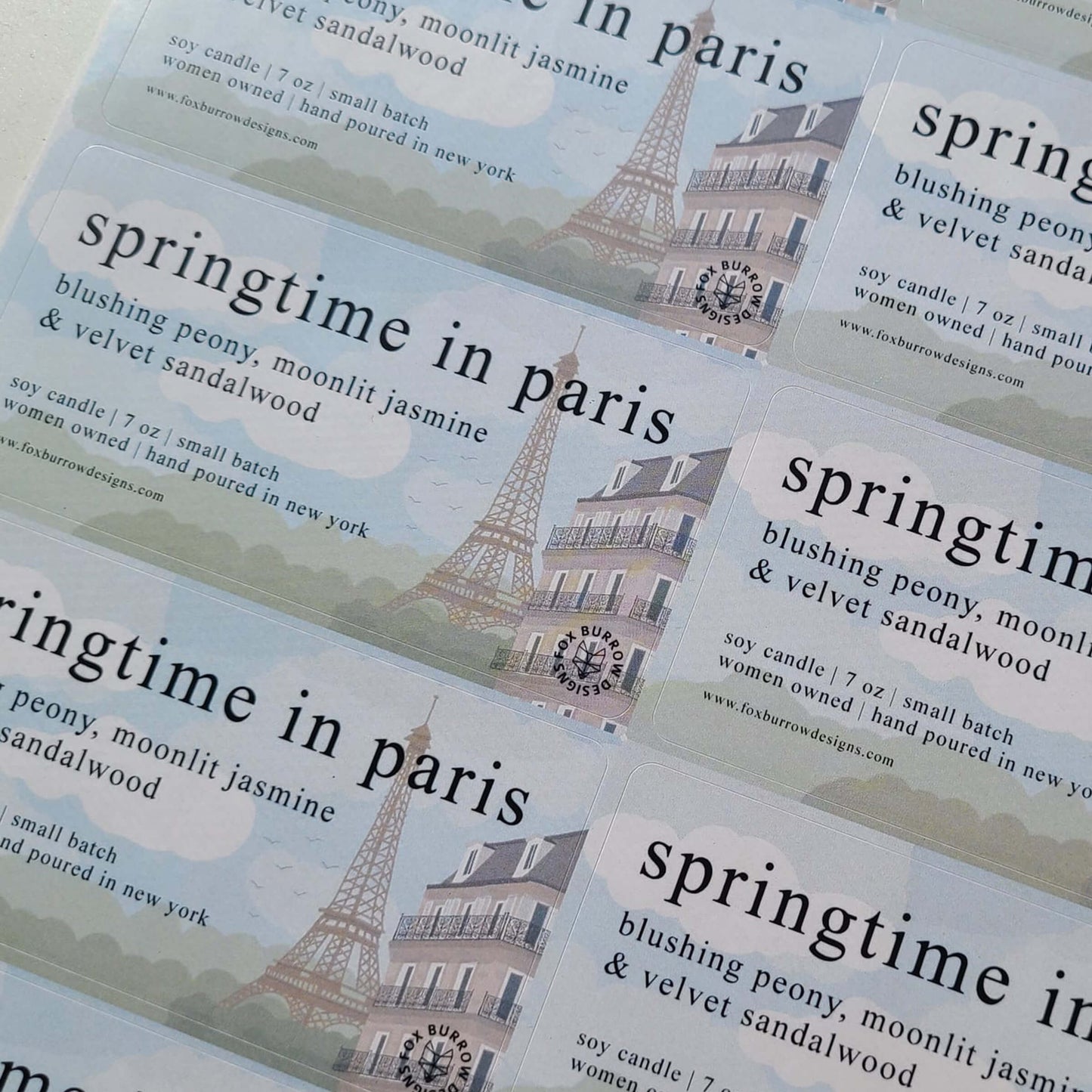 Springtime in Paris Candle