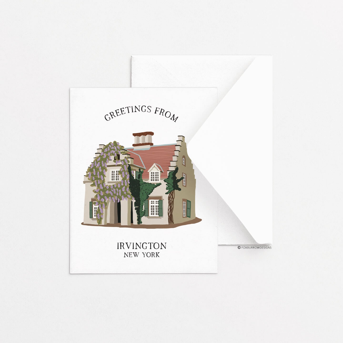 Irvington Greeting Card - Sunnyside