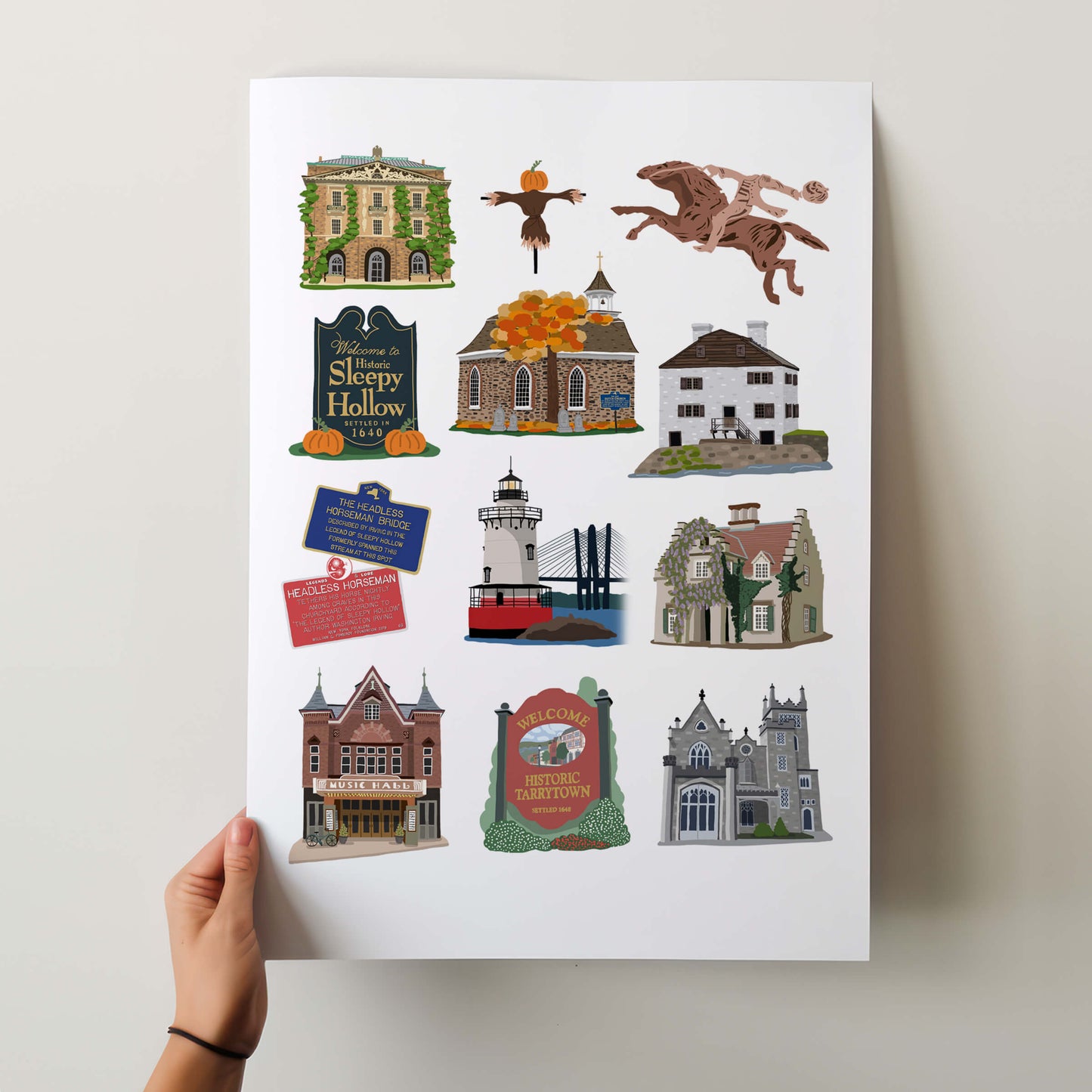 Sleepy Hollow & Tarrytown Poster