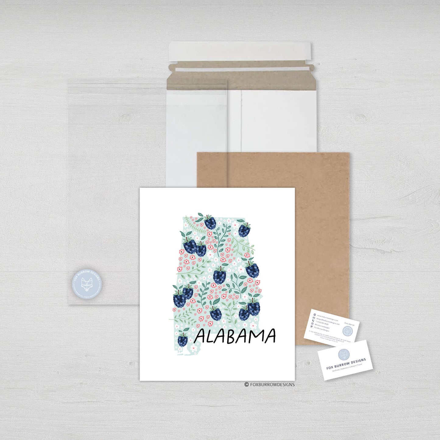 Alabama Art Print