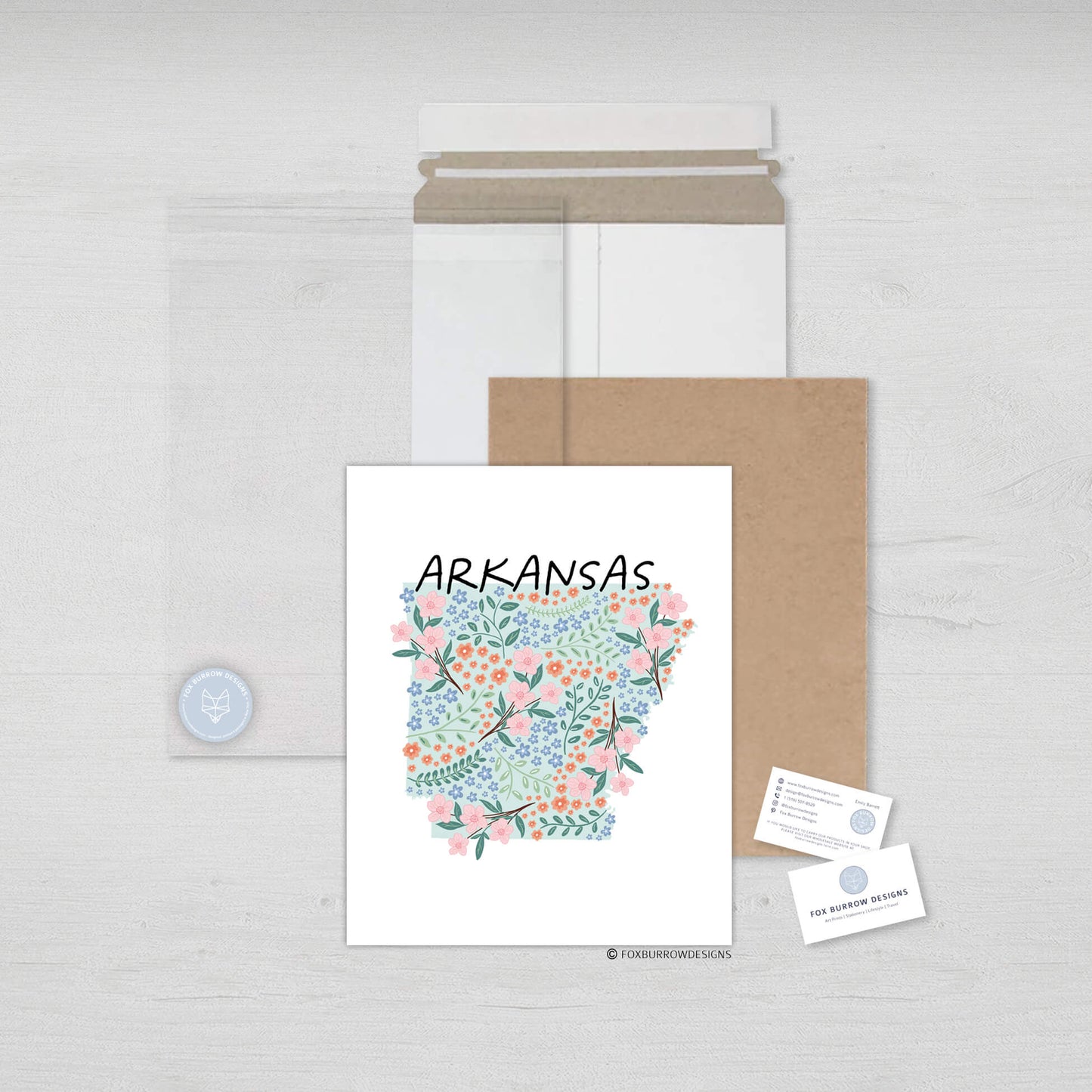 Arkansas Art Print