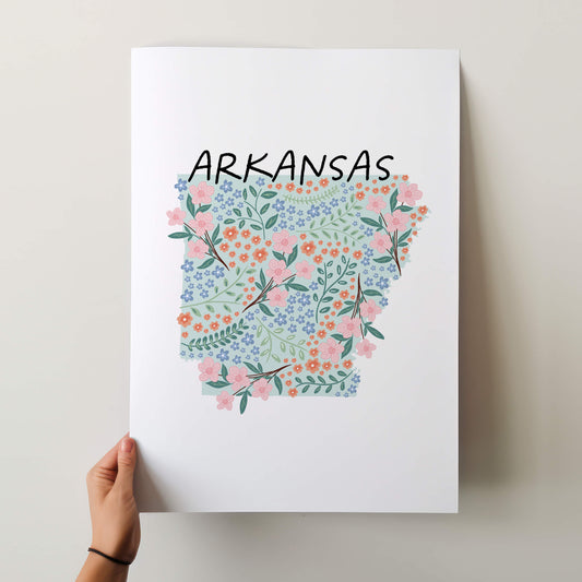 Arkansas Art Print