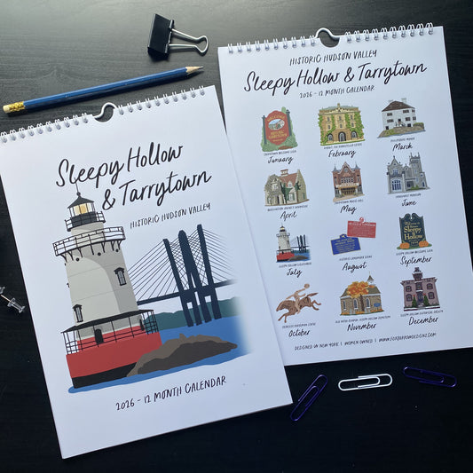 2026 Sleepy Hollow Tarrytown Calendar - 12 Month
