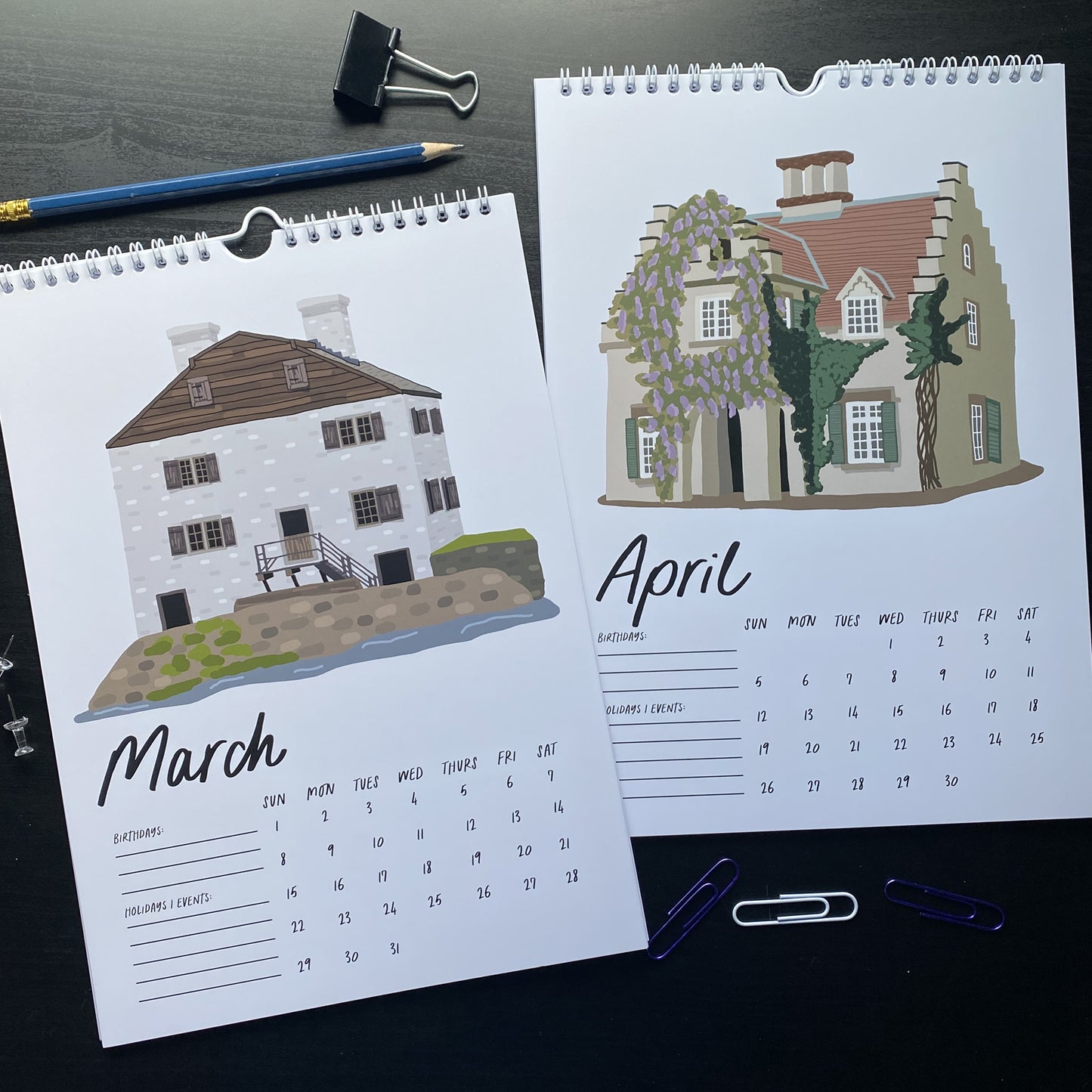 2026 Sleepy Hollow Tarrytown Calendar - 12 Month