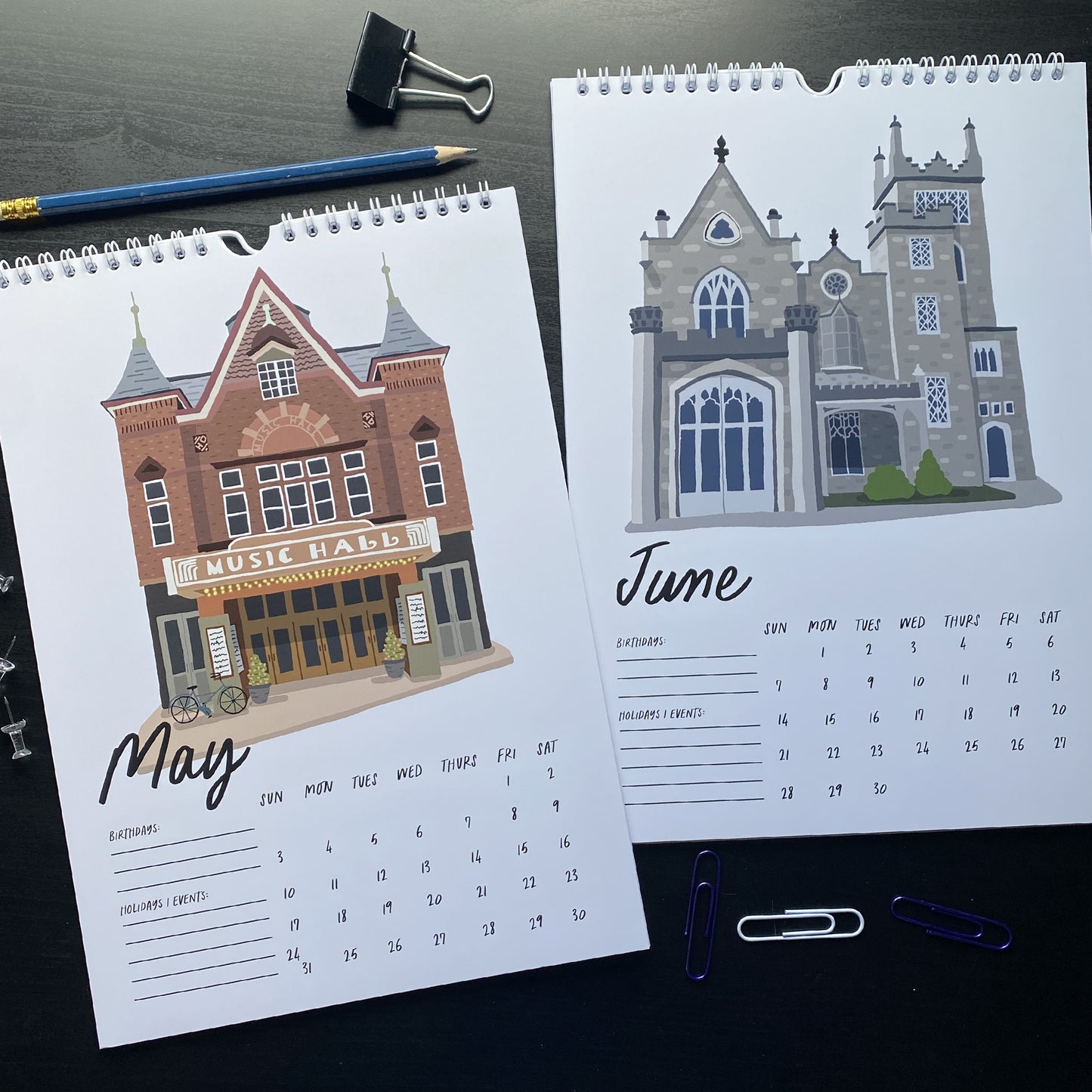 2026 Sleepy Hollow Tarrytown Calendar - 12 Month