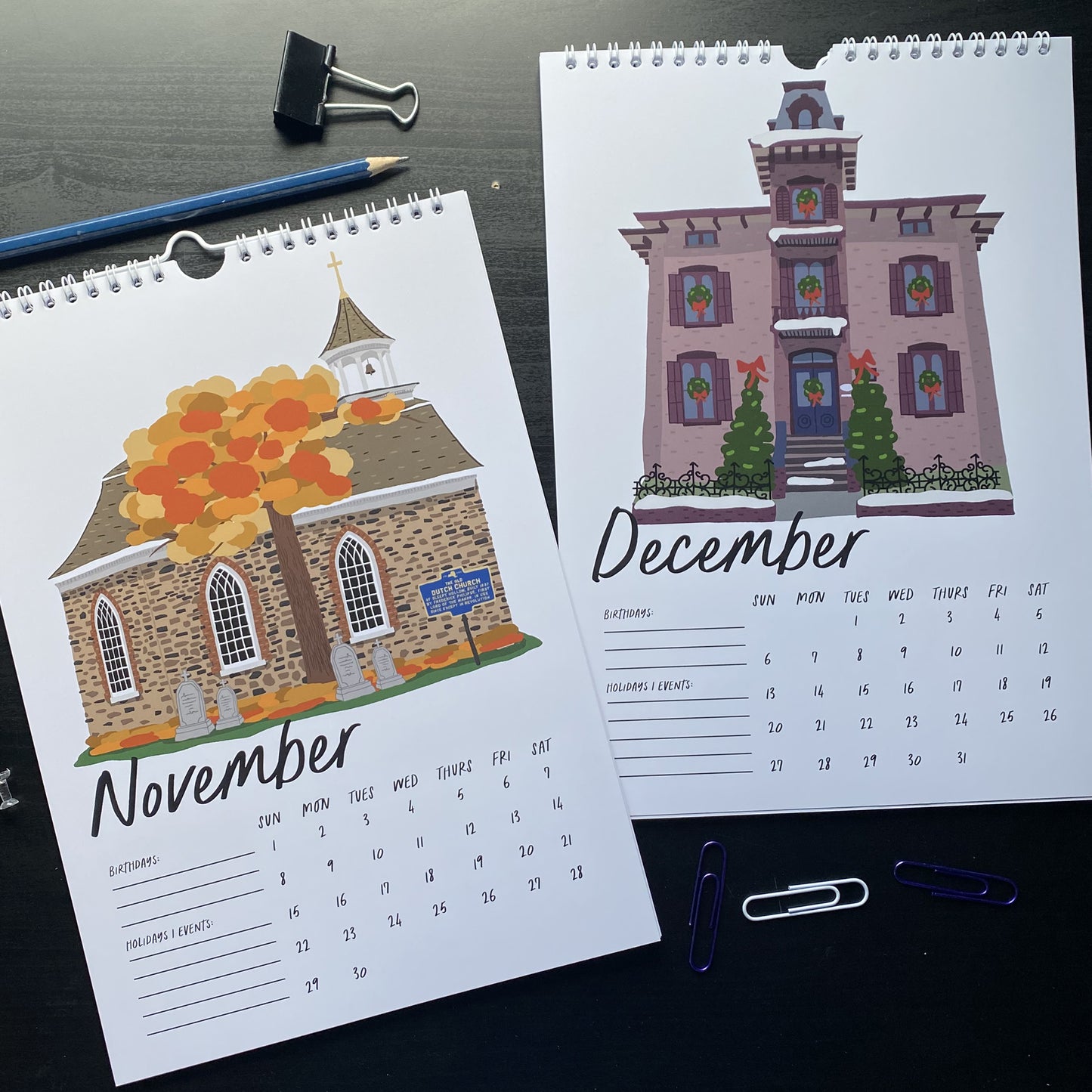 2026 Sleepy Hollow Tarrytown Calendar - 12 Month