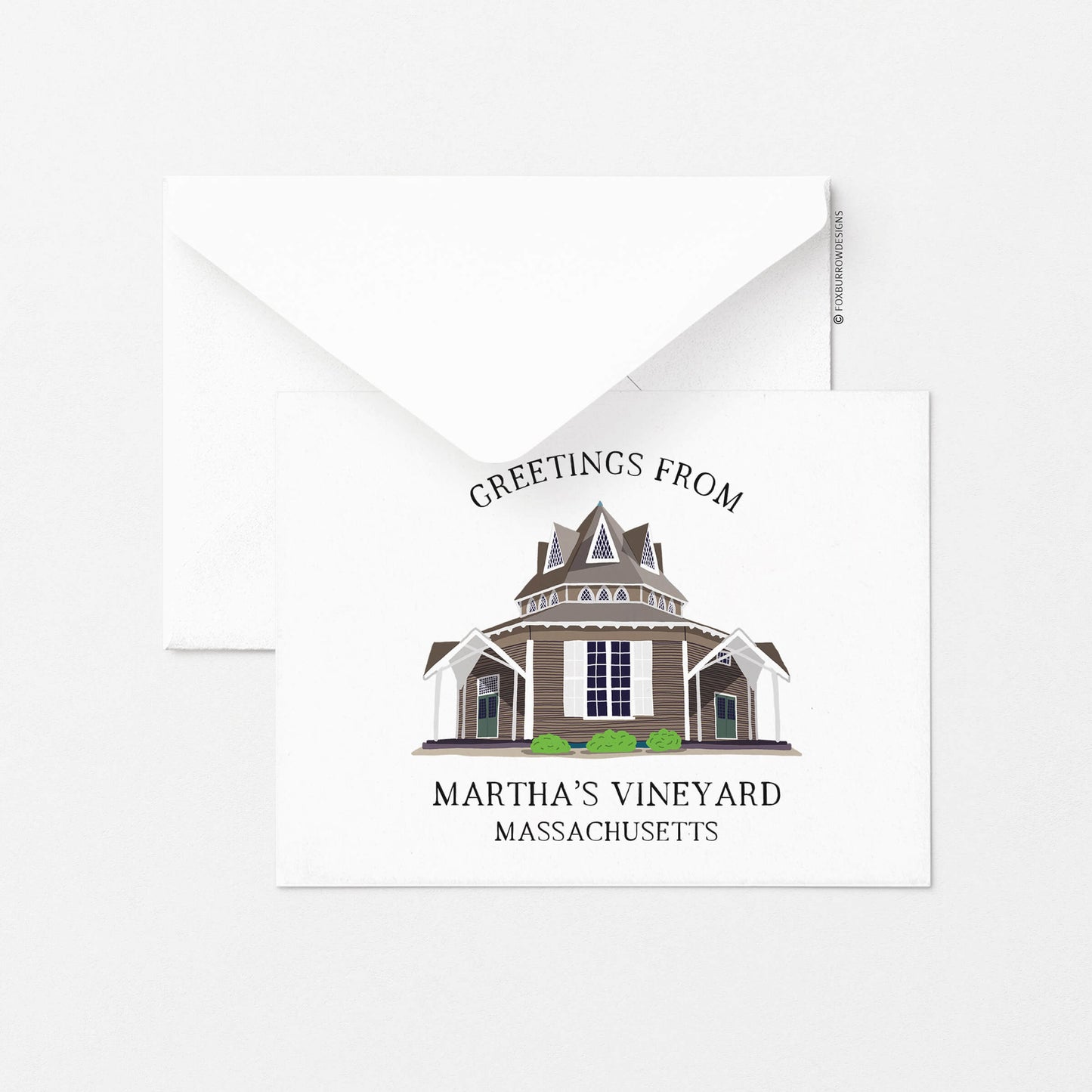 Martha's Vineyard Chapel Greeting Card