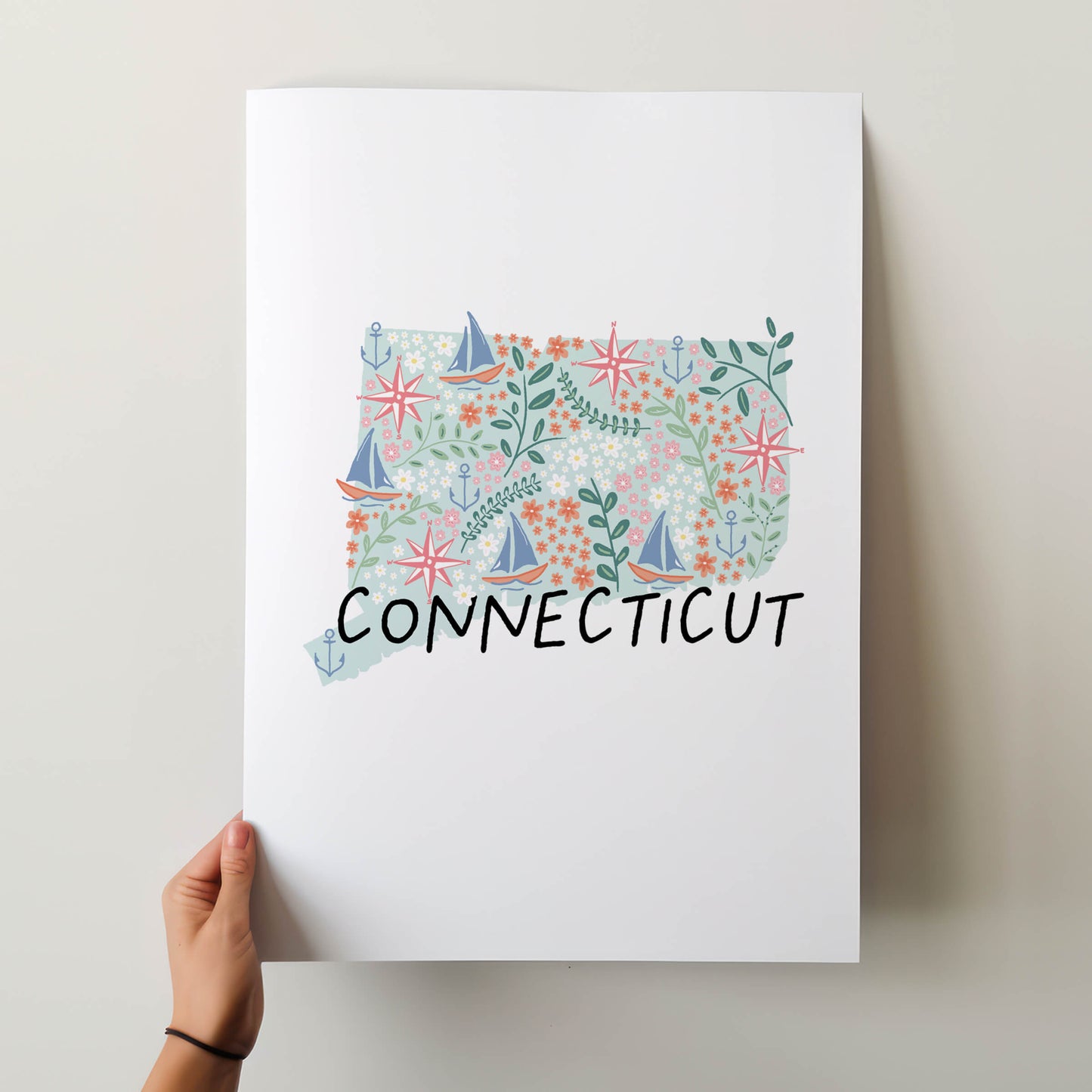 Connecticut Art Print