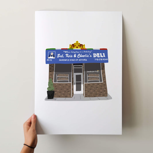 Astoria Art Print - Sal, Kris & Charlie's Deli