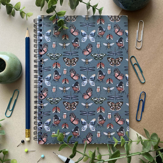 Entomology Spiral Lined Notebook