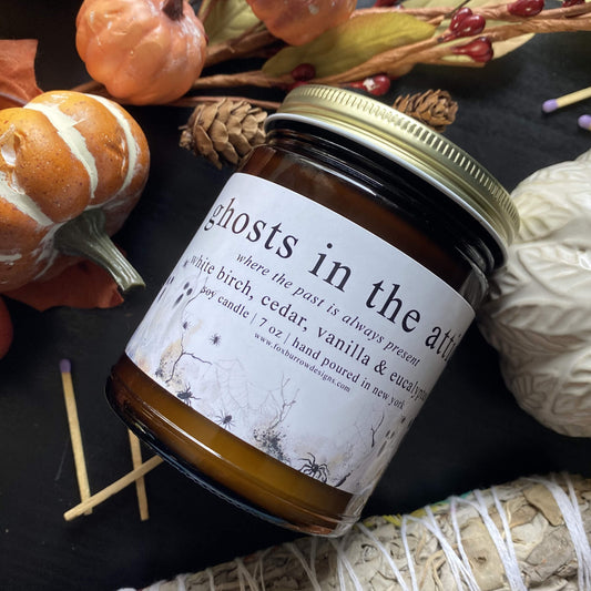 Ghosts in the Attic Candle