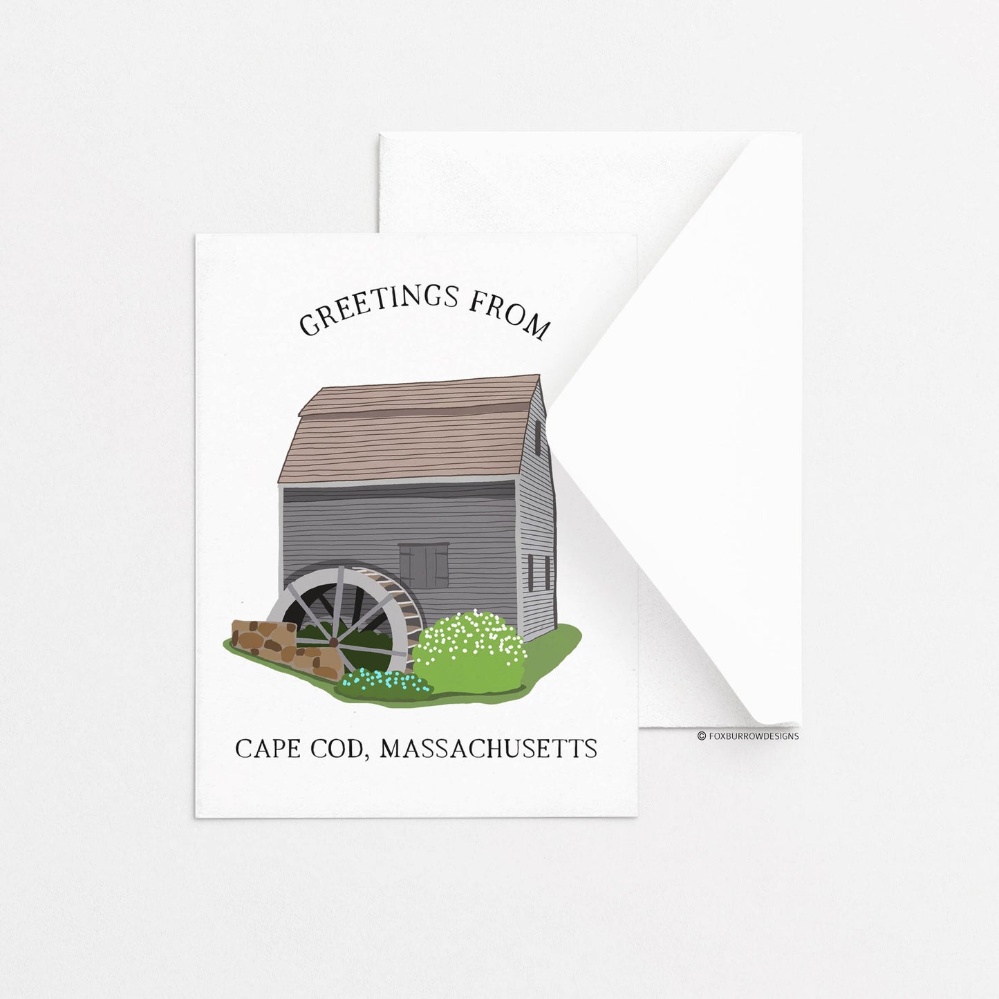 Cape Cod Grist Mill Greeting Card