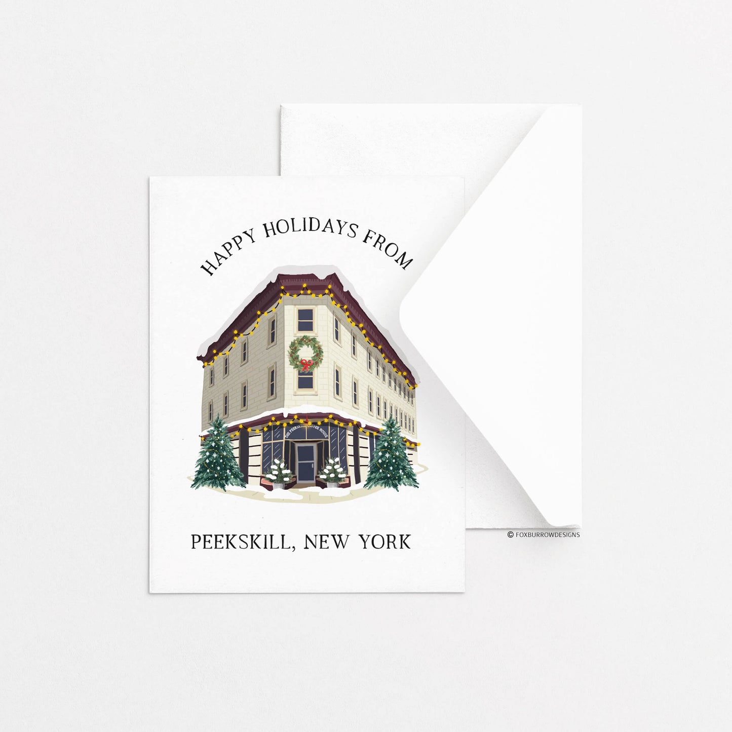 Peekskill Holiday Card - Coffee House