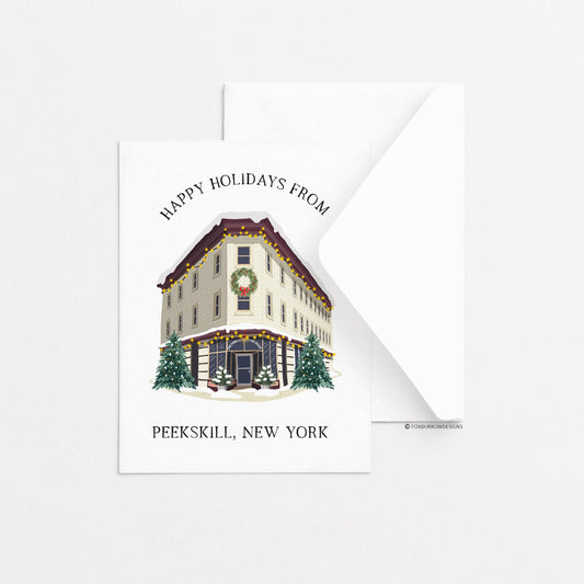 Peekskill Holiday Card - Coffee House