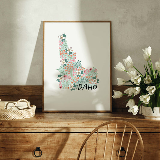 Idaho Art Print