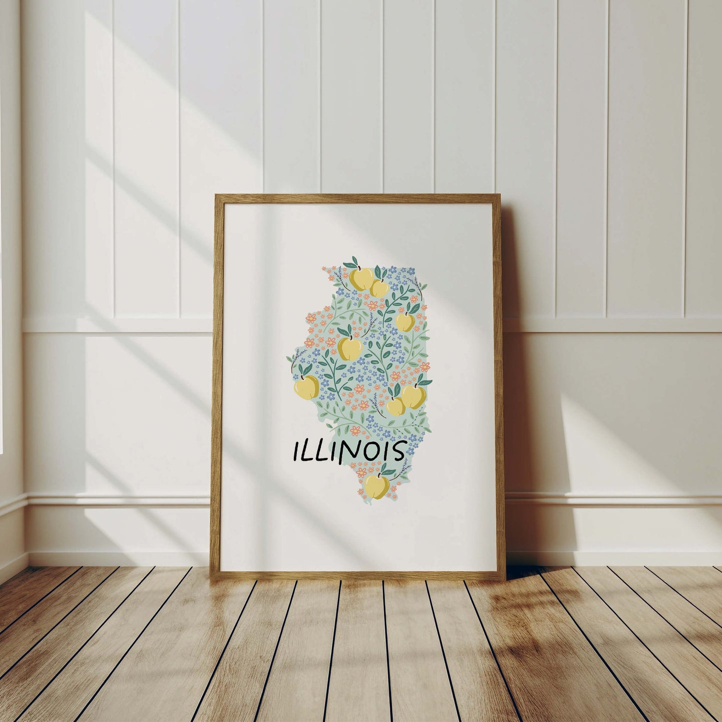 Illinois Art Print