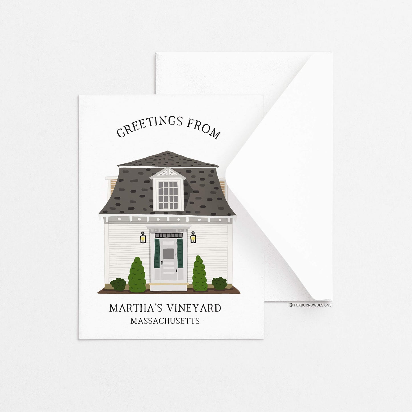 Martha's Vineyard Library Greeting Card