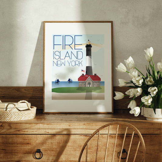 Fire Island Art Print