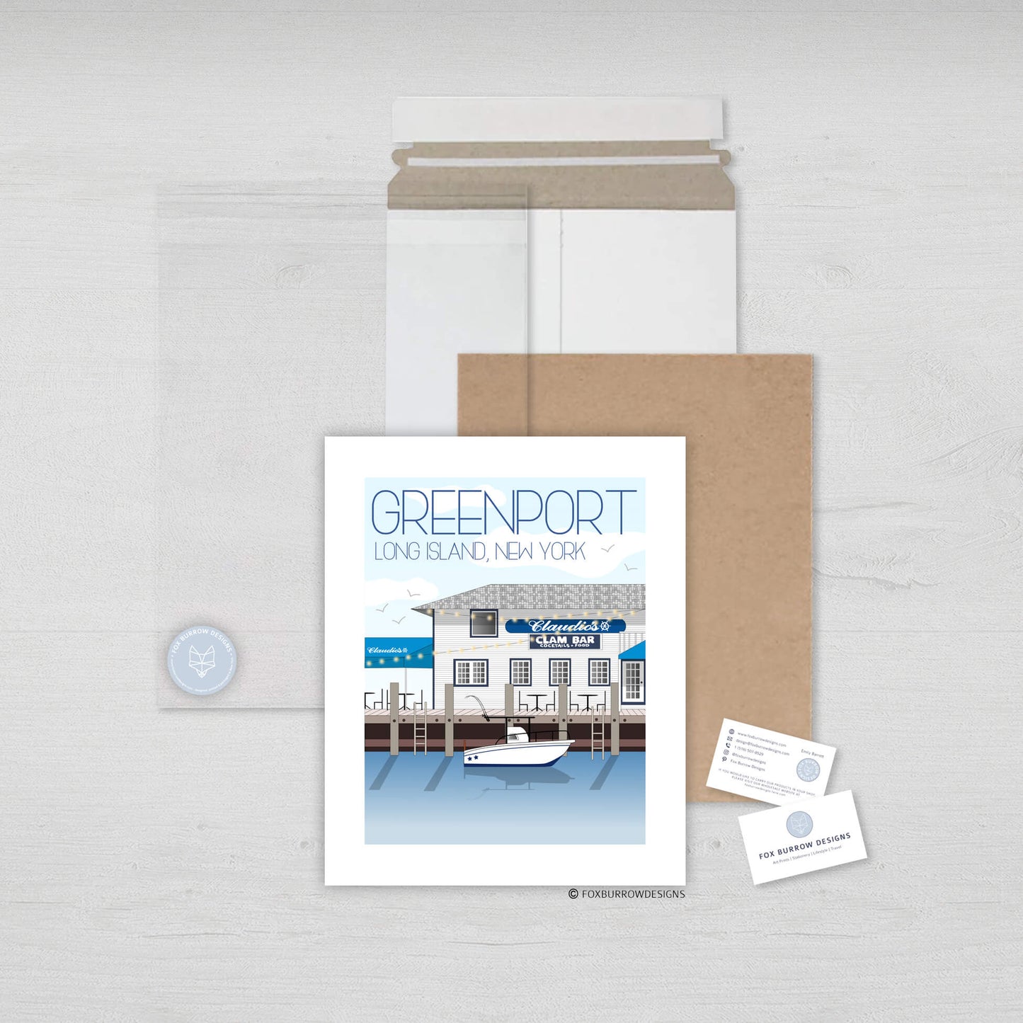 Greenport Art Print