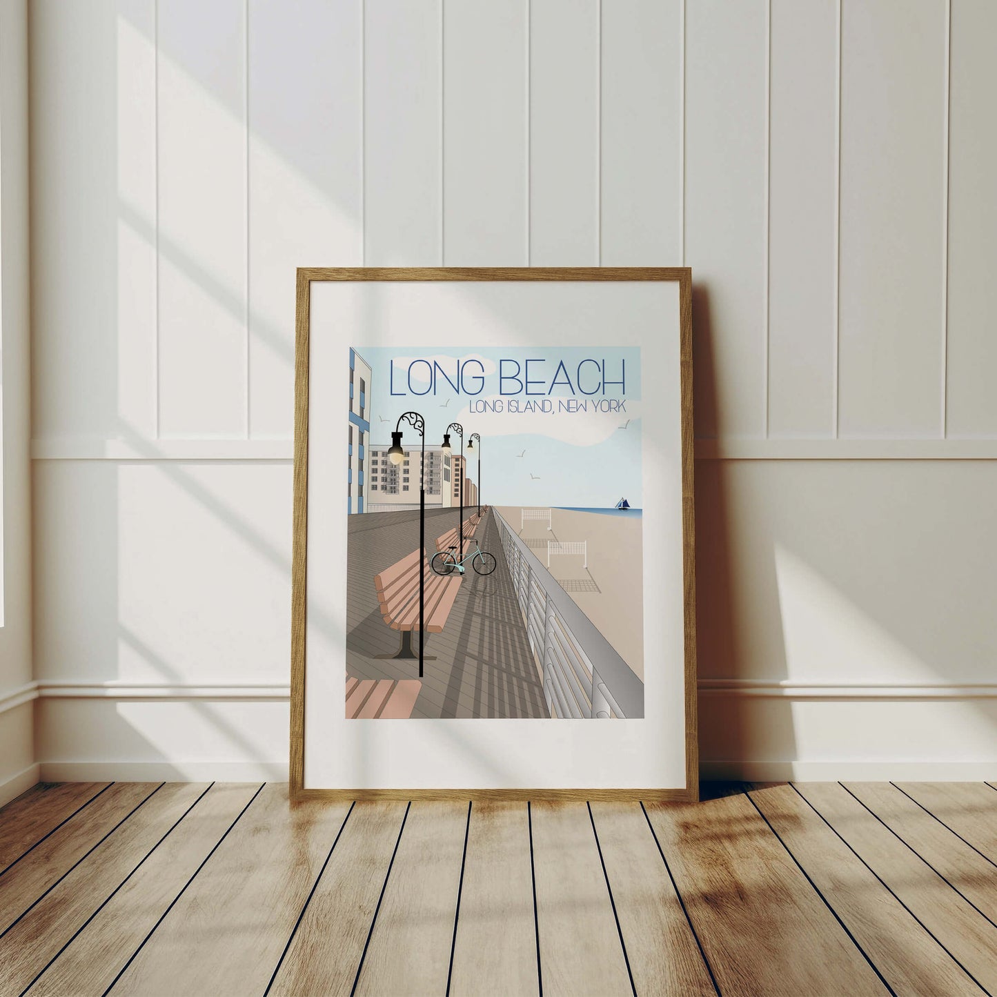 Long Beach Art Print