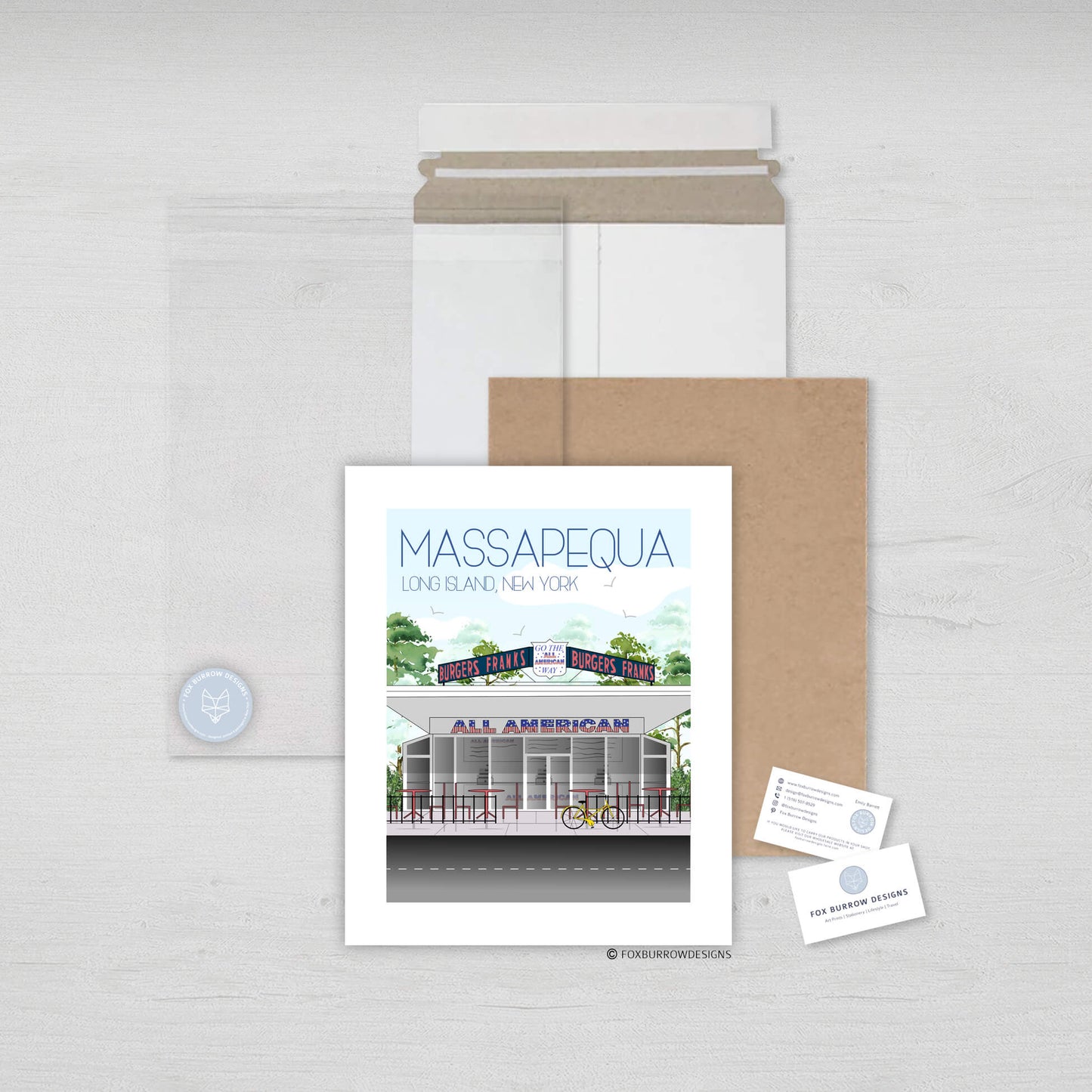 Massapequa Art Print