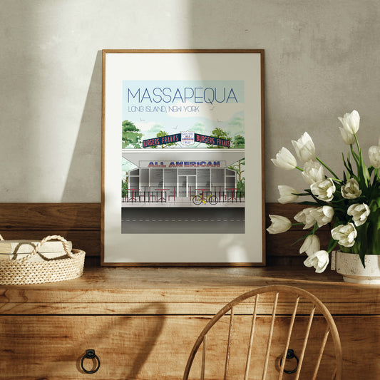 Massapequa Art Print