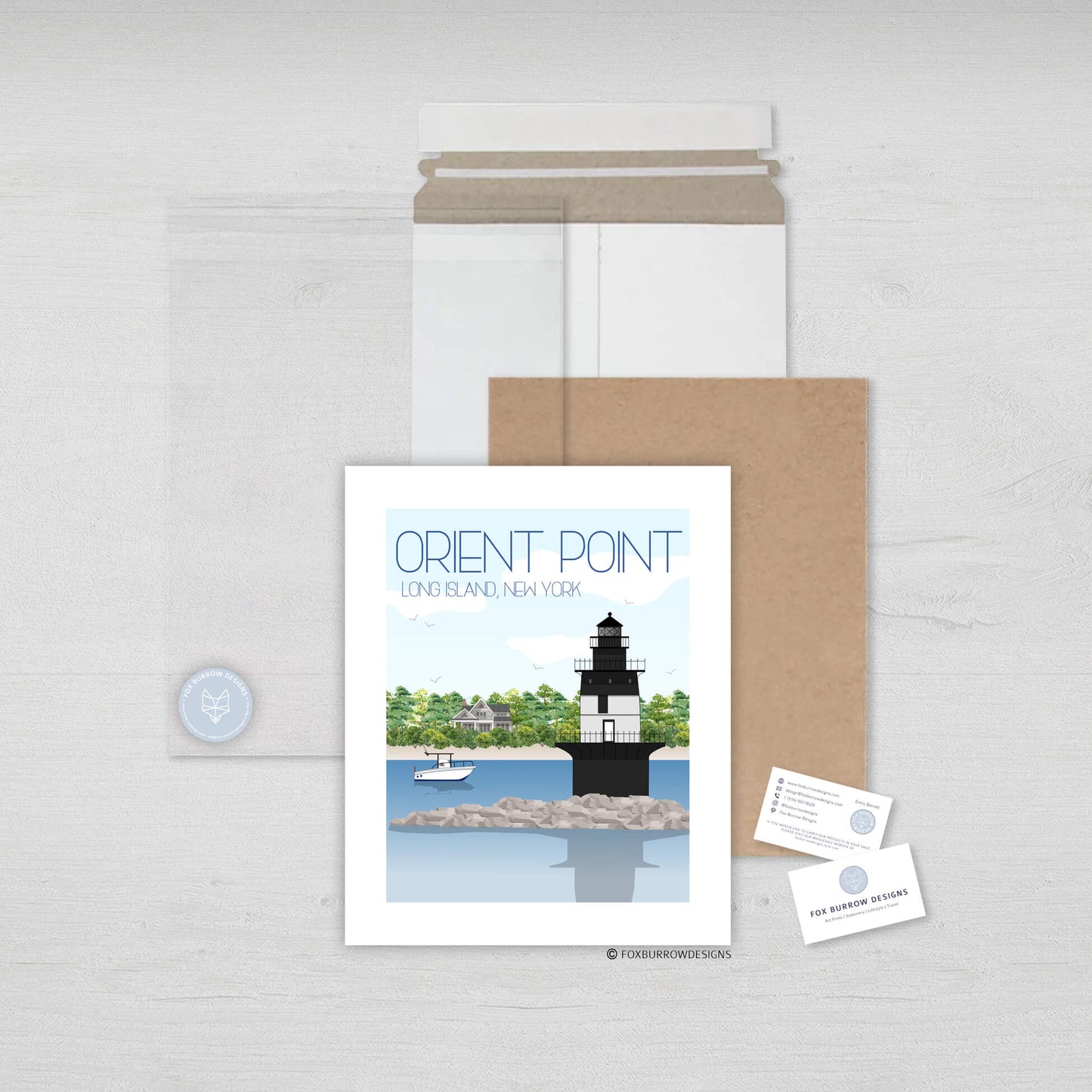 Orient Point Art Print