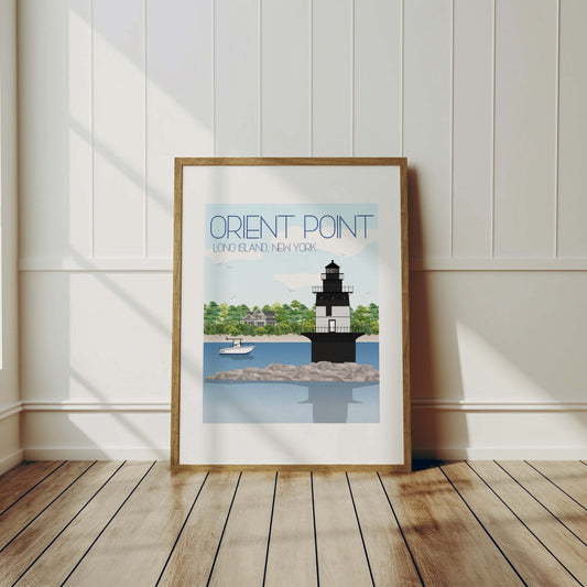 Orient Point Art Print