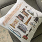 Long Island Landmarks Pillow Cover 18x18"