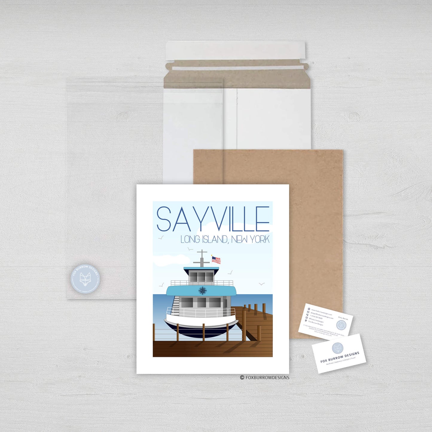 Sayville Art Print