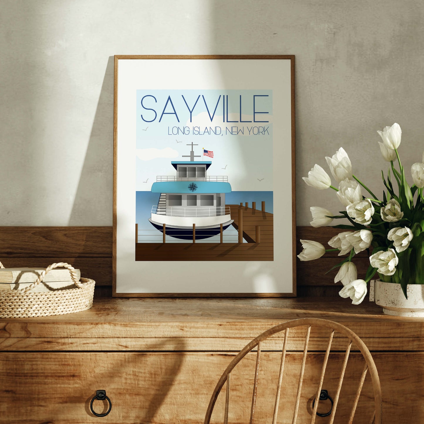 Sayville Art Print